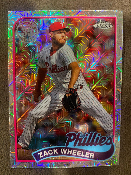 Zack Wheeler - 2024 Topps Update - Silver Pack Mojo Refractor - Phillies