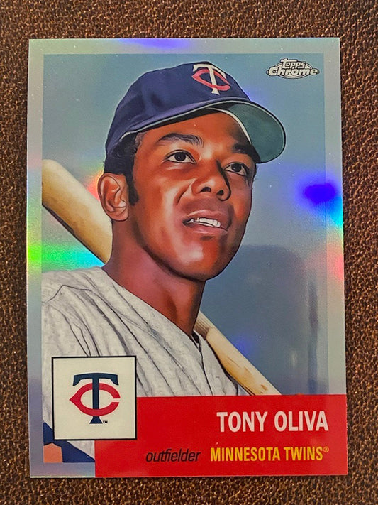 Tony Oliva - 2022 Topps Chrome Platinum Anniversary - Refractor - Twins