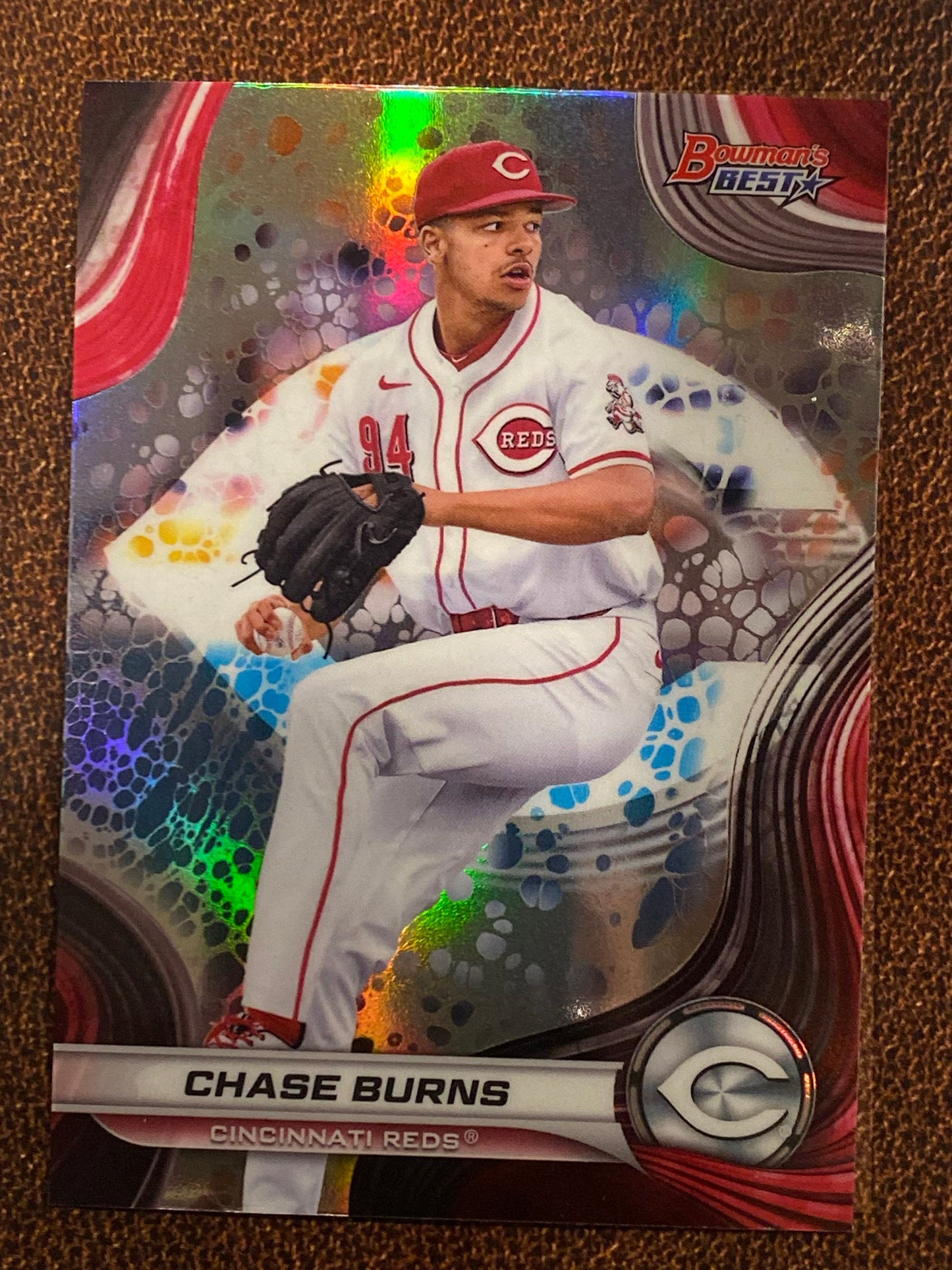 Chase Burns - 2024 Bowmans Best - Refractors - Reds