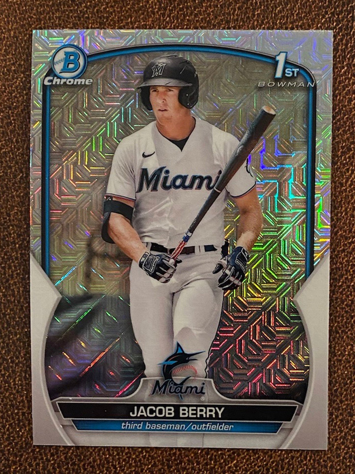 Jacob Berry - 2023 Bowman - Mega Box Mojo Refractor - Marlins