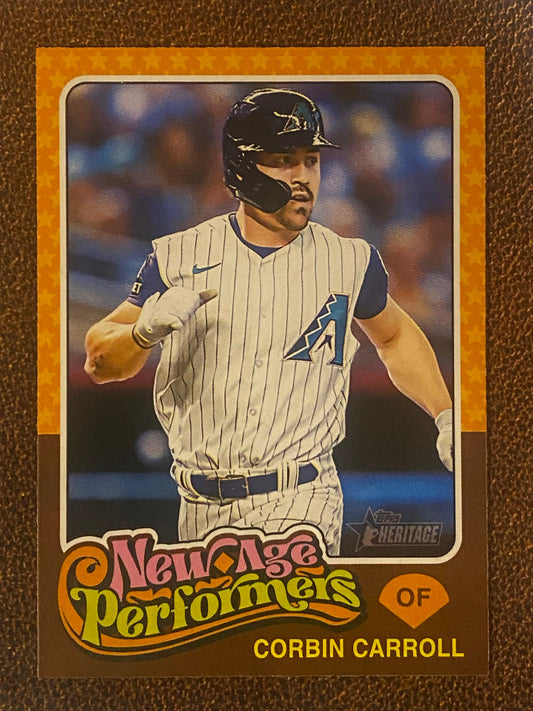 Corbin Carroll - 2024 Topps Heritage - New Age Performers - Diamondbacks