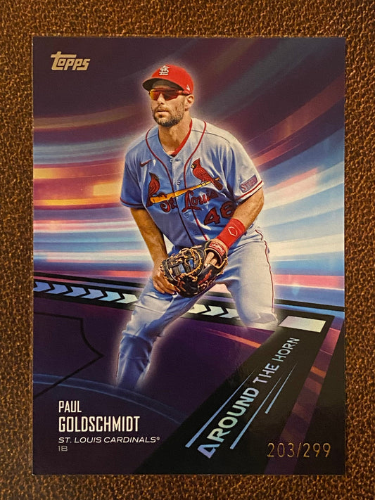 Paul Goldschmidt - 2024 Topps Series 2 - Around the Horn BLACK /299 - Cardinals