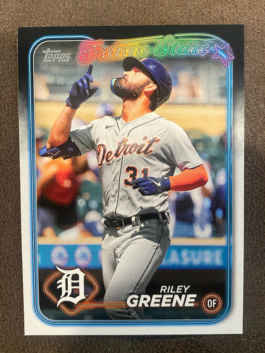 Riley Greene - 2024 Topps Series 1 - Future Stars base card - Tigers