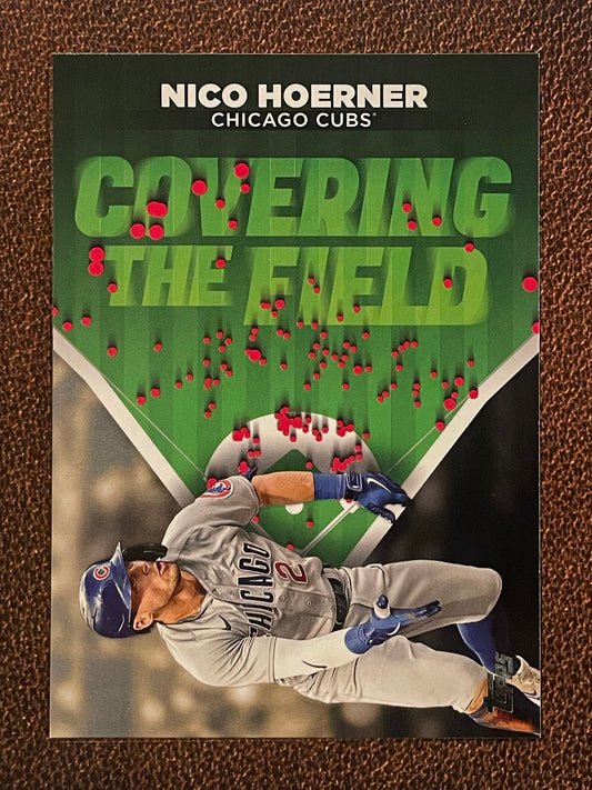 Nico Hoerner - 2024 Topps Series 2 - Covering the Field Insert - Cubs