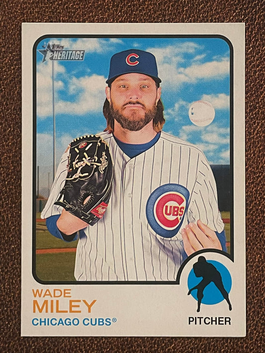 Wade Miley - 2022 Topps Heritage High Number - Short Print - Cubs