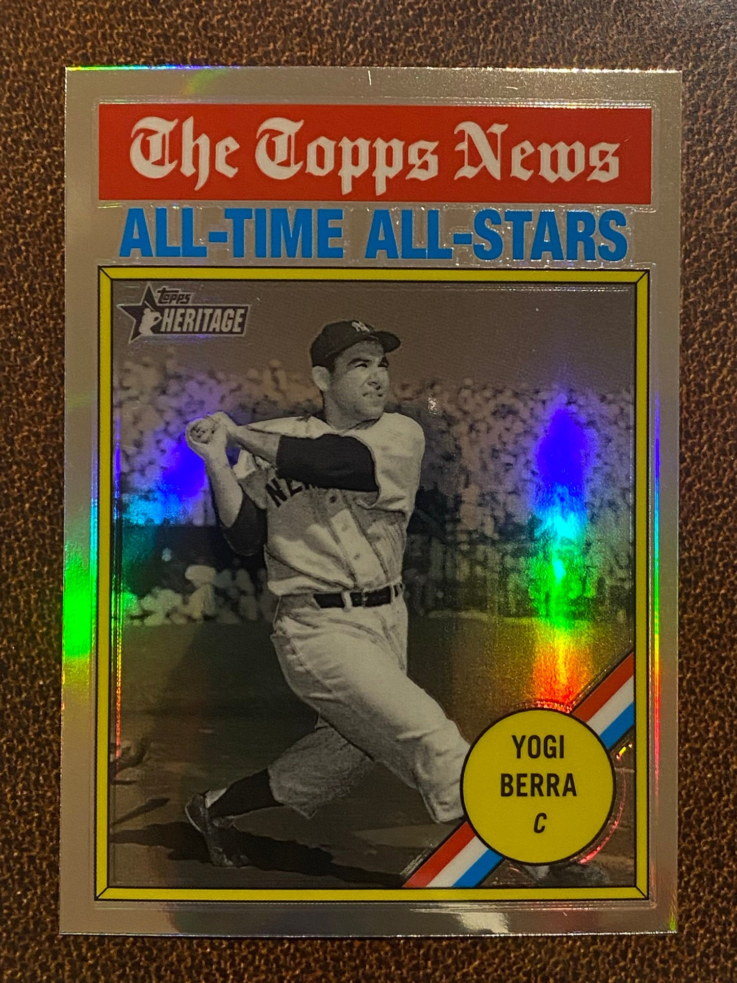 Yogi Berra - 2025 Topps Heritage - Refractor - Yankees