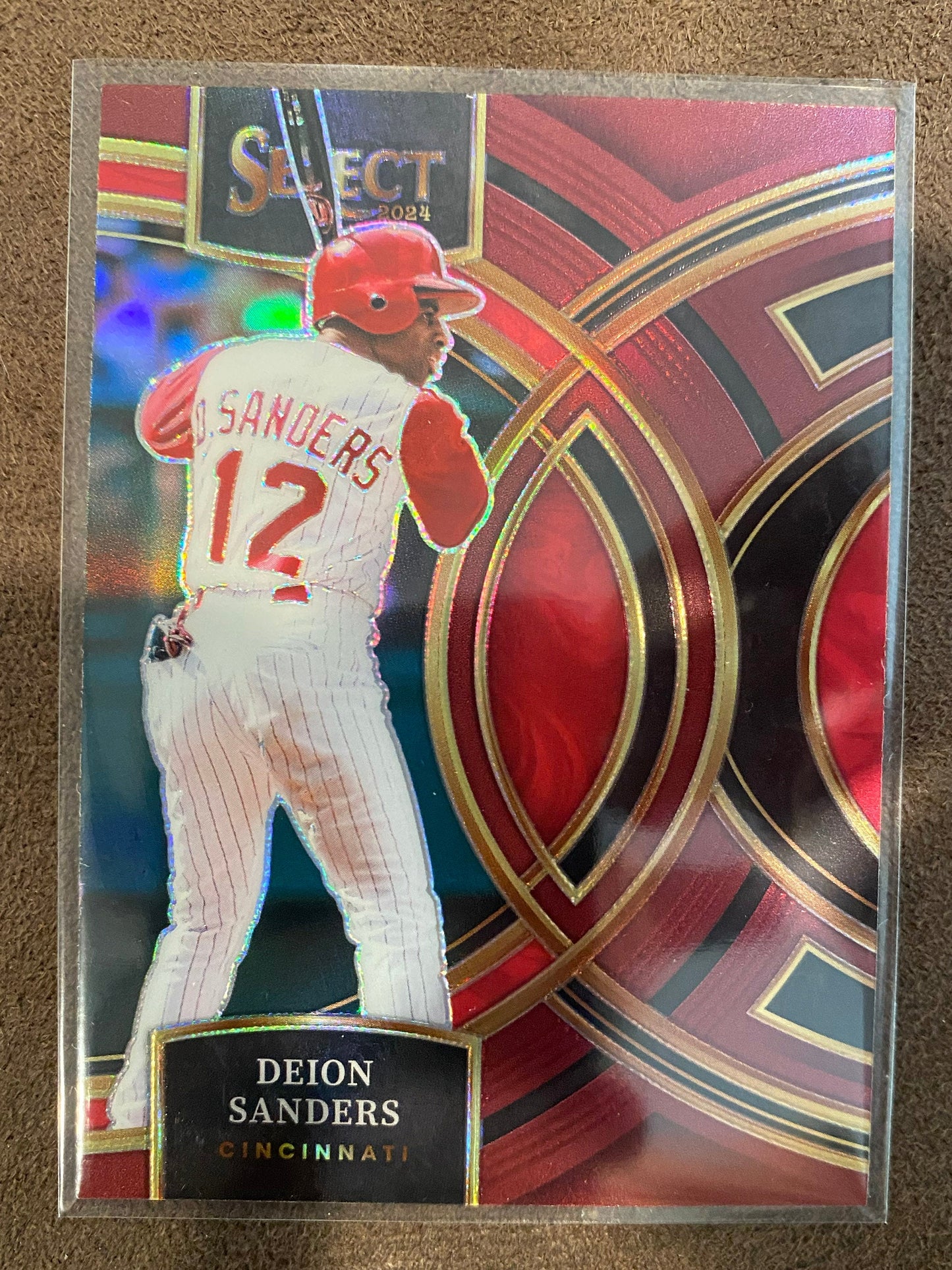 Deion Sanders - 2024 Panini Select - Premier Level RED /149 - Reds