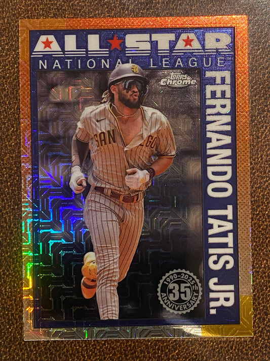 Fernando Tatis Jr. - 2025 Topps Series 2 - 1990 All Star Mojo Refractor - Padres