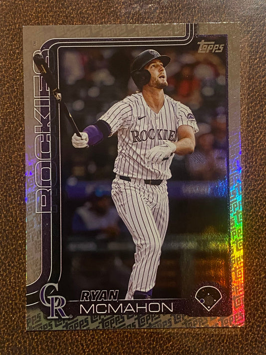 Ryan McMahon - 2025 Topps Series 2 - Fanatics Exclusive Topps Foil Border - Rockies