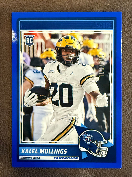 Kalel Mullings - 2025 Score - BLUE Showcase /100 - Titans