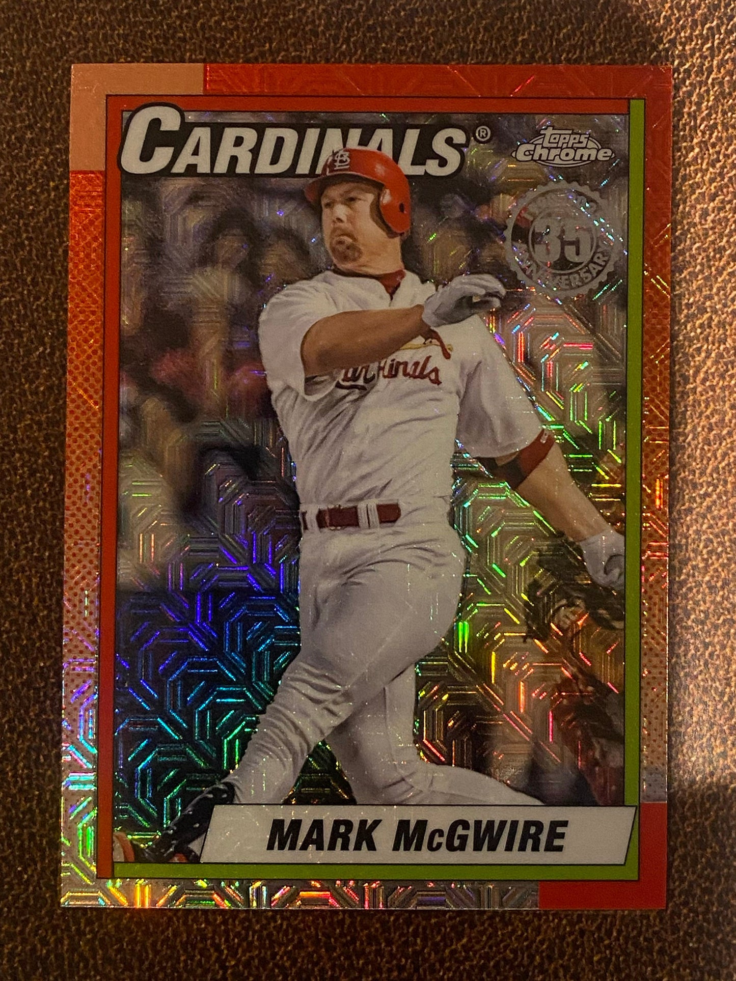 Mark McGwire - 2025 Topps Update - 1990 Mojo Refractor - Athletics