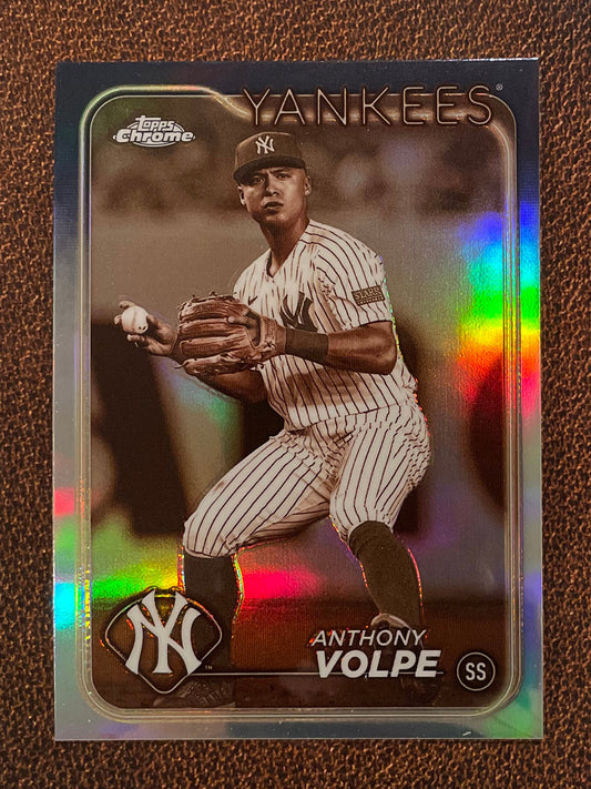 Anthony Volpe - 2024 Topps Chrome - Sepia Refractor - Yankees