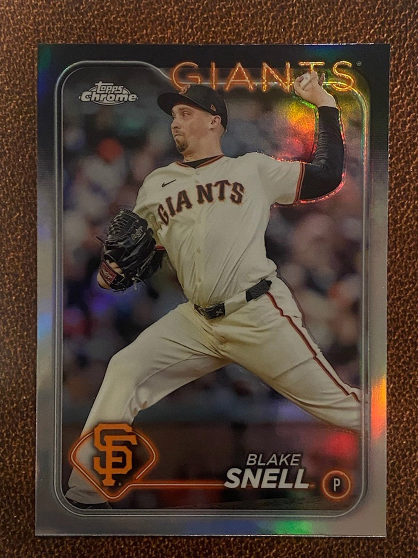 Blake Snell - 2024 Topps Chrome - Refractor - Giants