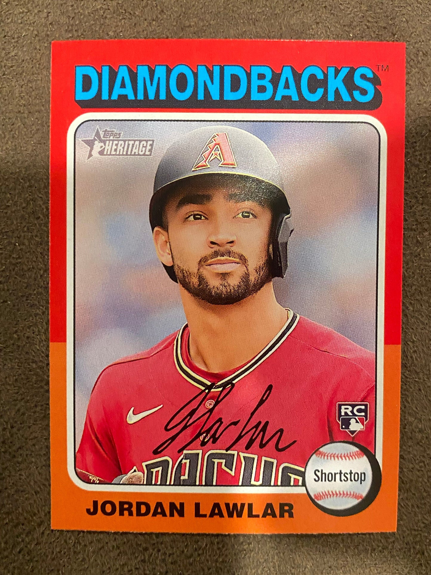 Jordan Lawlar - 2024 Topps Heritage - Base - Diamondbacks