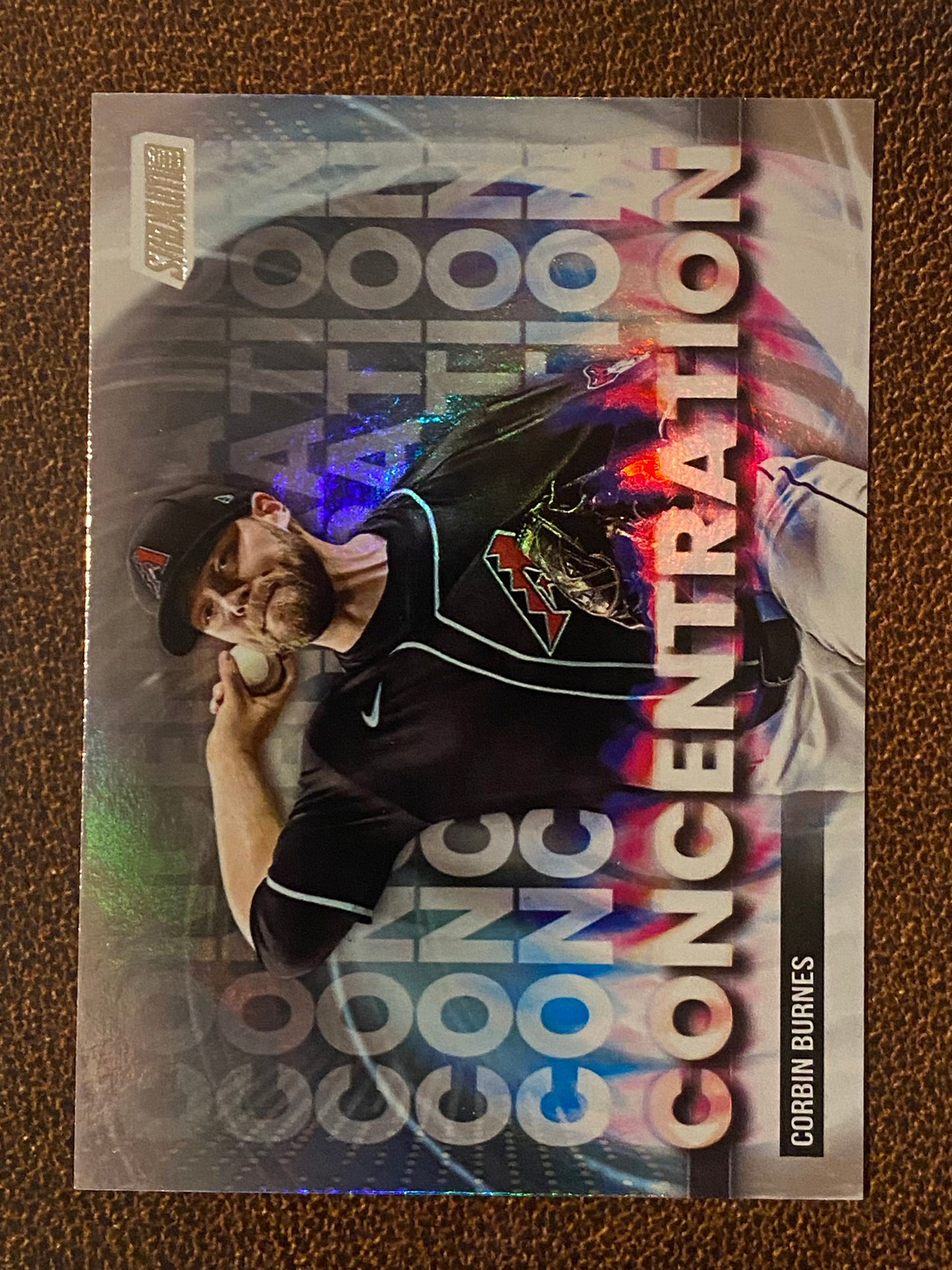 Corbin Burnes - 2025 Topps Stadium Club - Concentration Insert - Diamondbacks