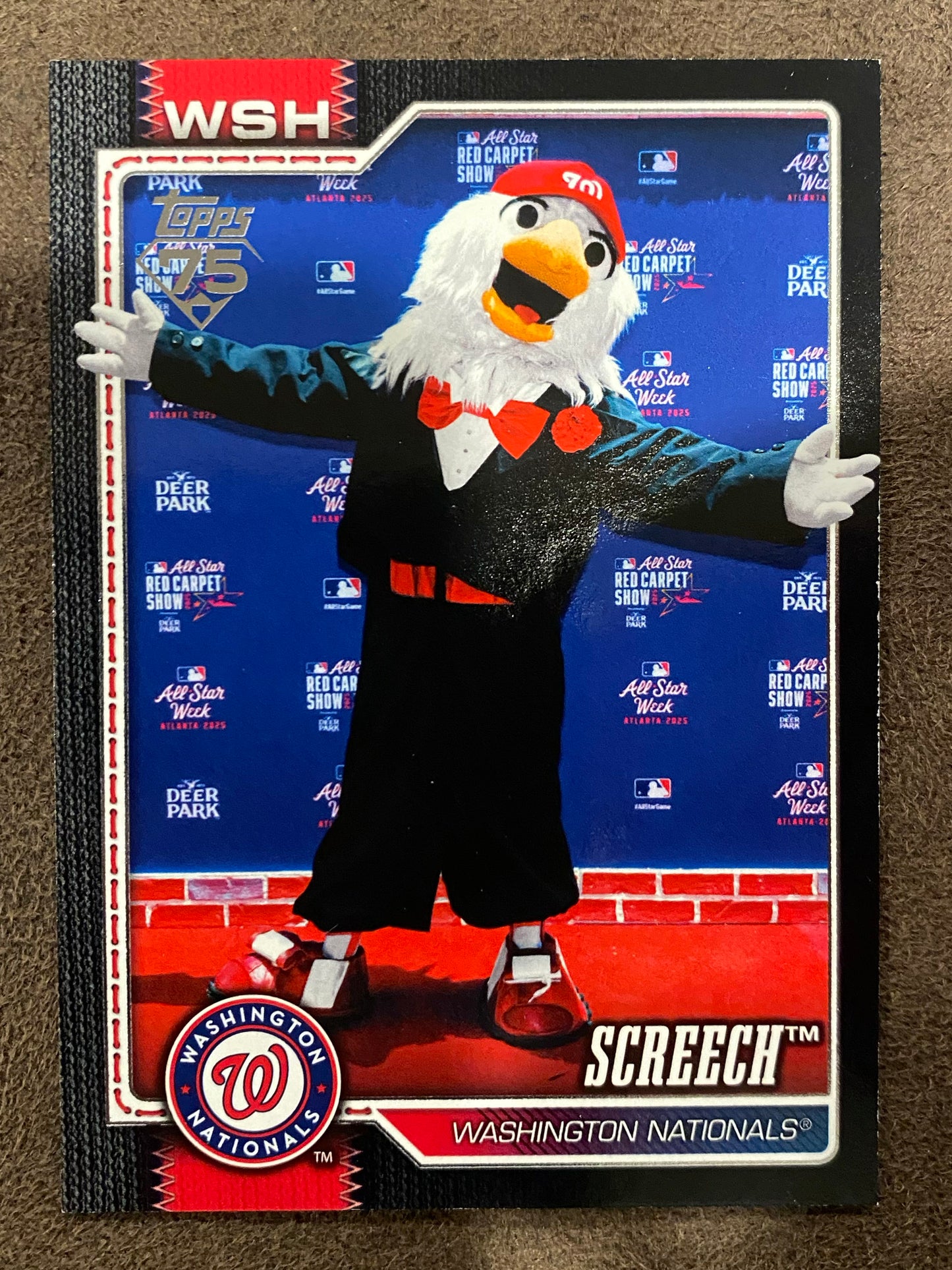 Screech - 2026 Topps Series 1 - BLACK /10 - Nationals