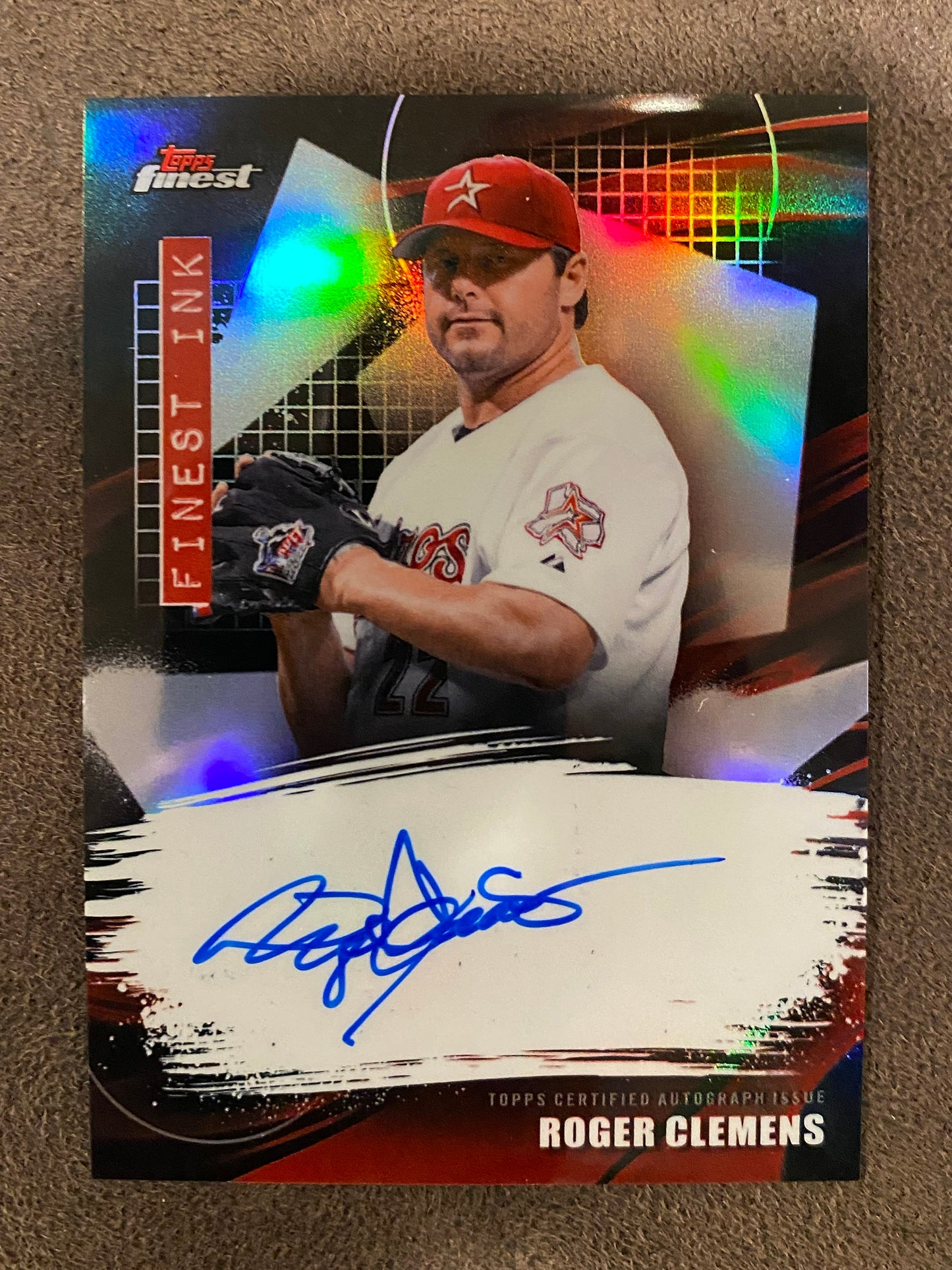 Roger Clemens - 2026 Topps Finest - Finest Ink Refractor AUTO - Astros