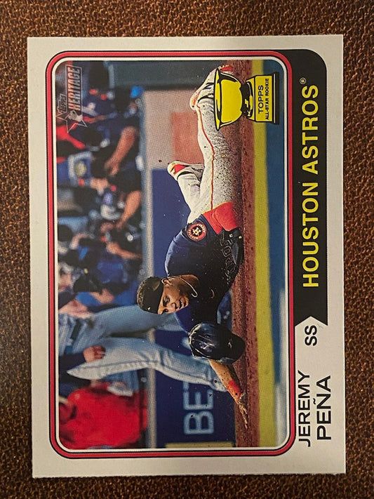 Jeremy Pena - 2023 Topps Heritage - Base Card - Astros