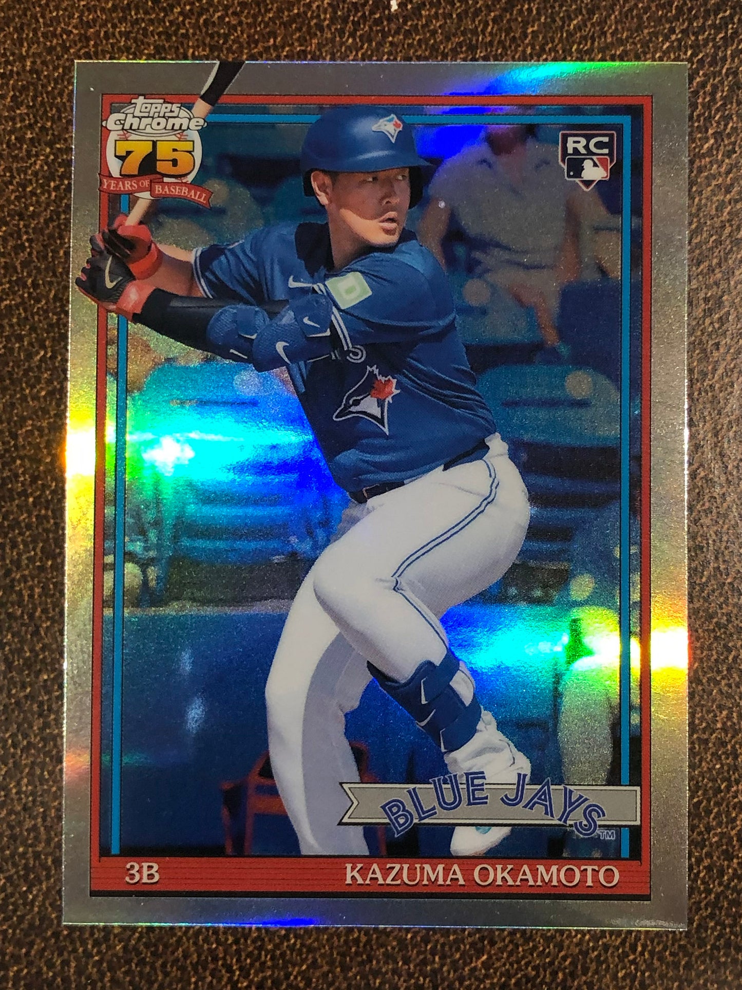 Kazuma Okamoto - 2026 Topps Chrome - 1991 Insert - Blue Jays