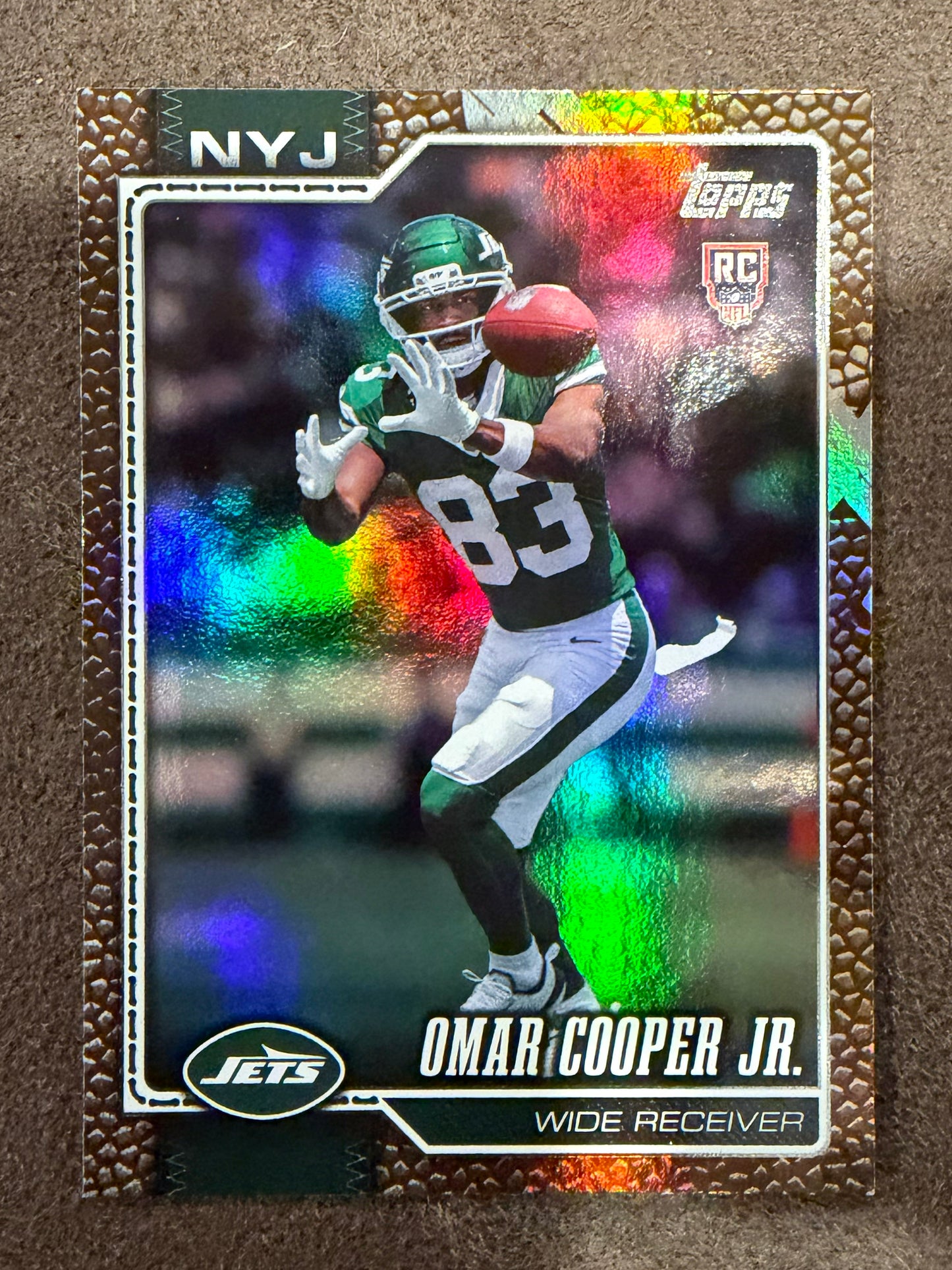 Omar Cooper Jr. - 2026 Topps Flagship - Football Leather - Jets