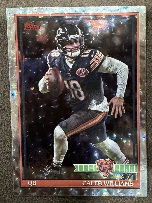 Caleb Williams - 2026 Topps Flagship - 1991 Crackle - Bears