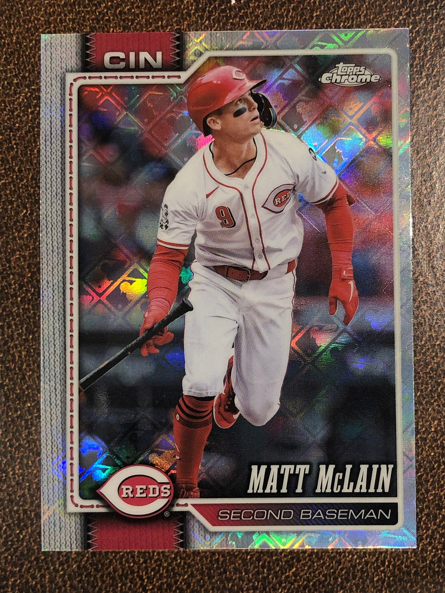 Matt McLain - 2026 Topps Chrome Logofractor - Base Logofractor - Reds