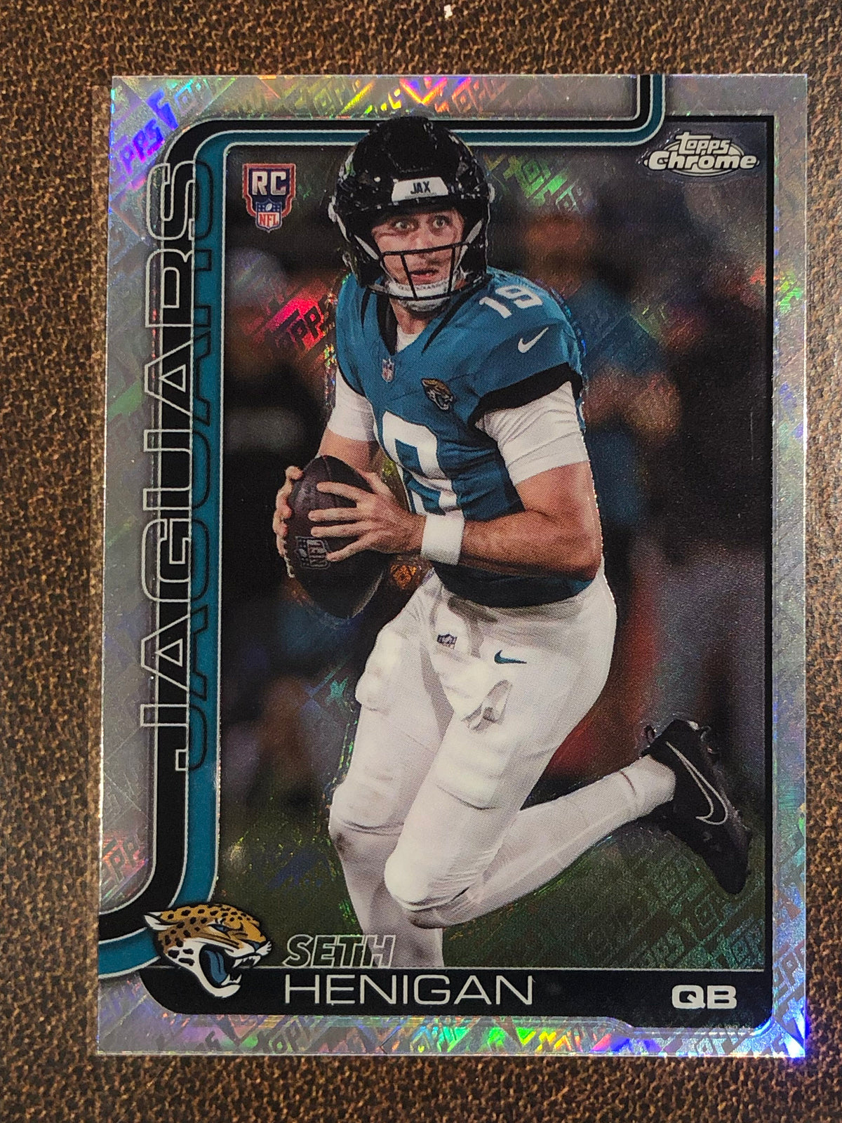 Seth Henigan - 2025 Topps Chrome - Topps Foil - Jaguars
