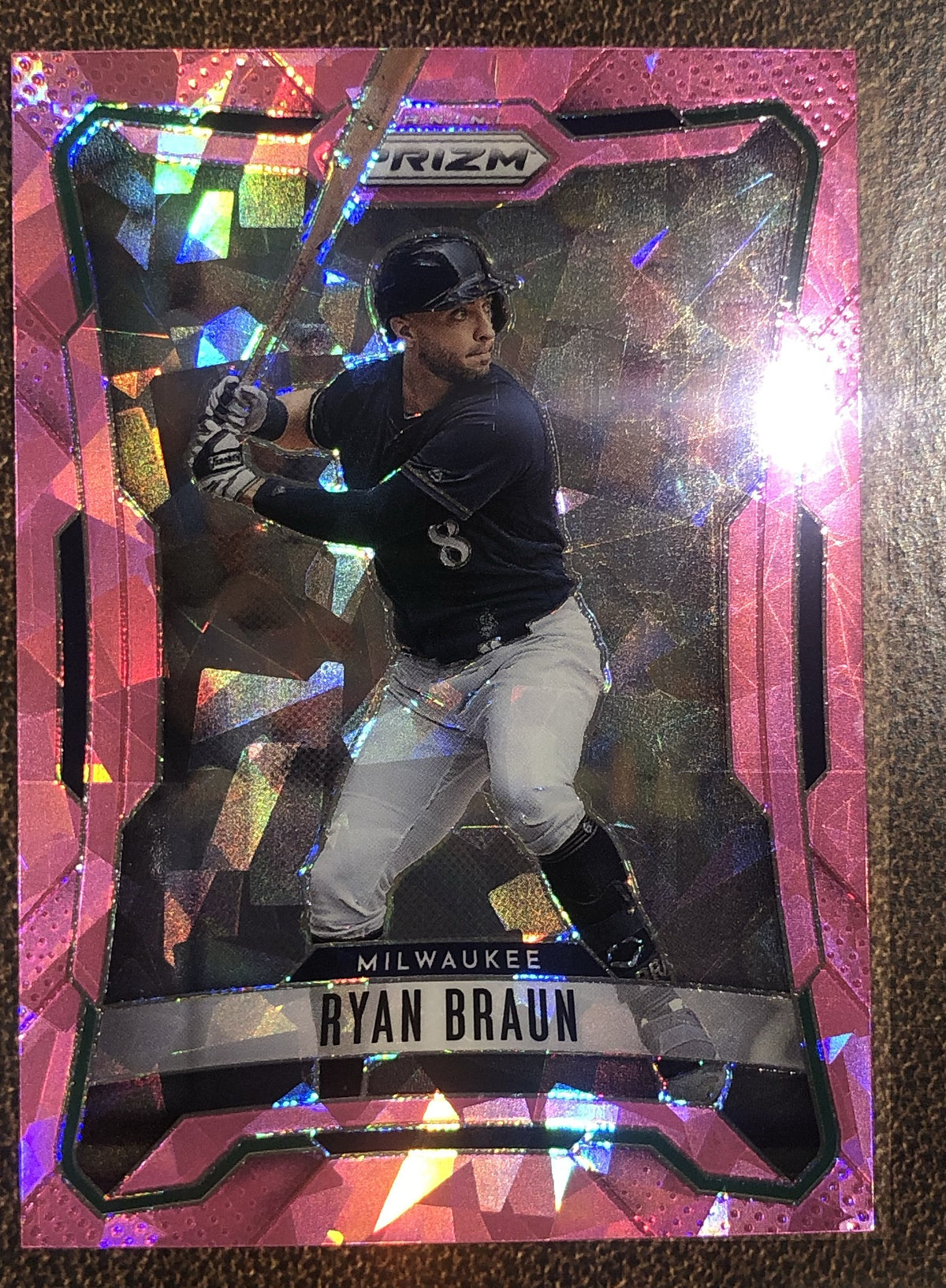 Ryan Braun - 2026 Panini Prizm - Pink Ice - Brewers