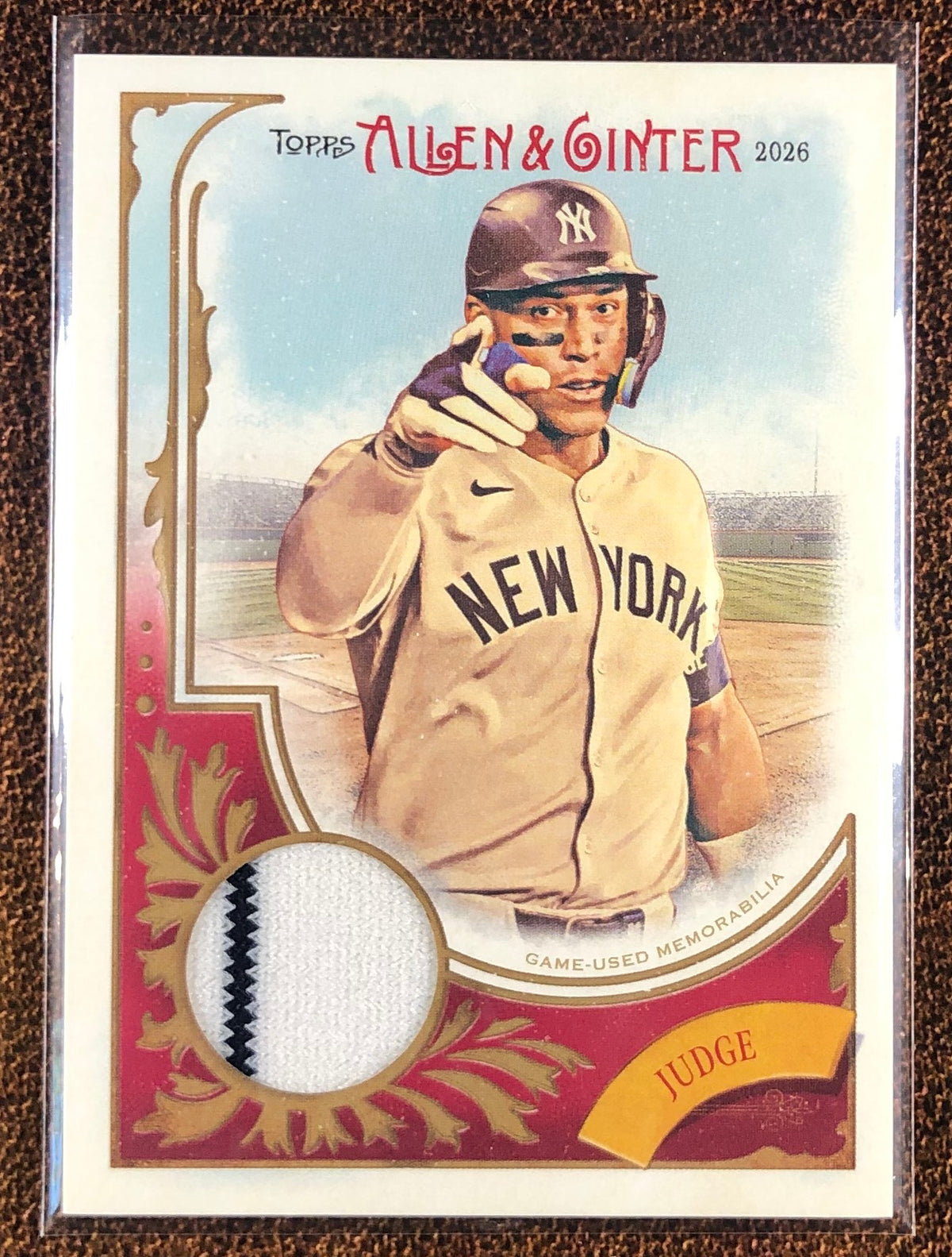 Aaron Judge - 2026 Topps Allen & Ginter - Game Used RELIC - Yankees