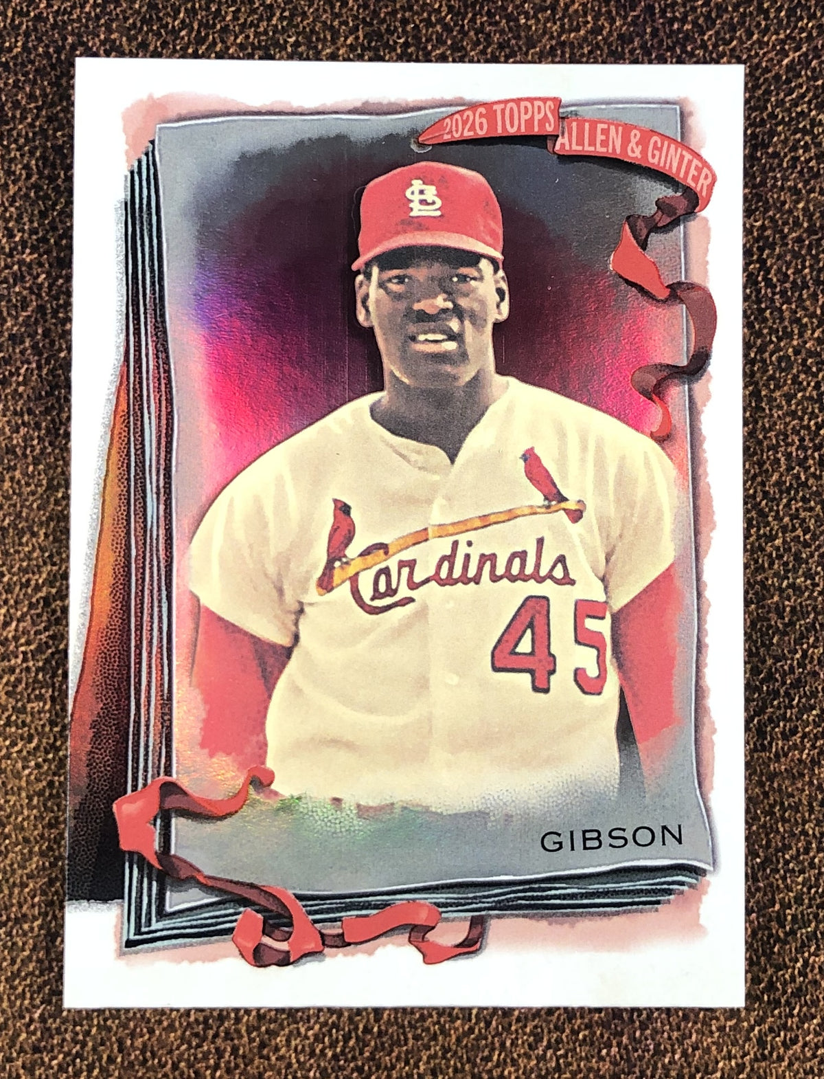 Bob Gibson - 2026 Topps Allen & Ginter - Silver Portrait Foil - Cardinals
