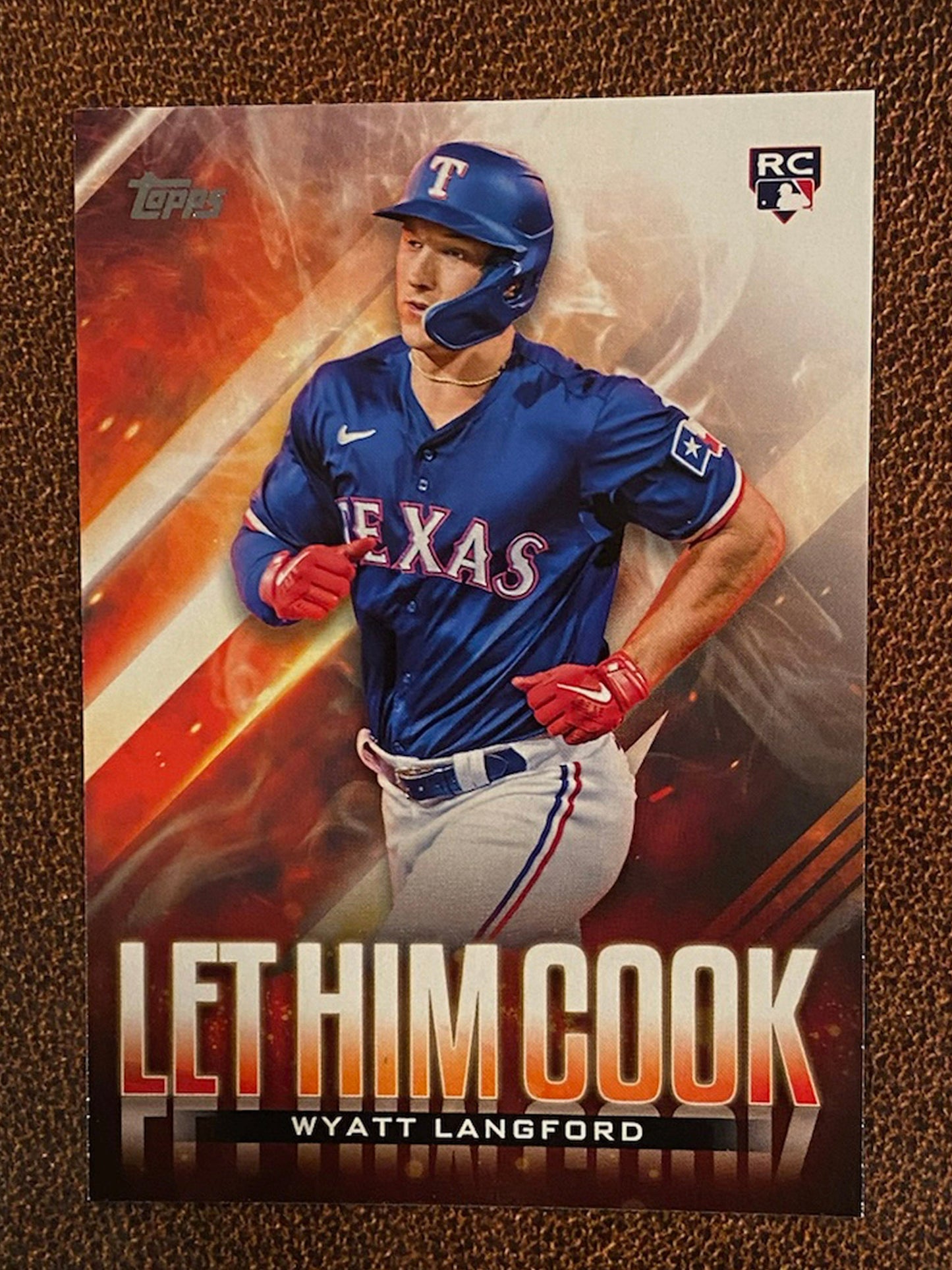 Wyatt Langford - 2024 Topps Update - Let Him Cook - Rangers