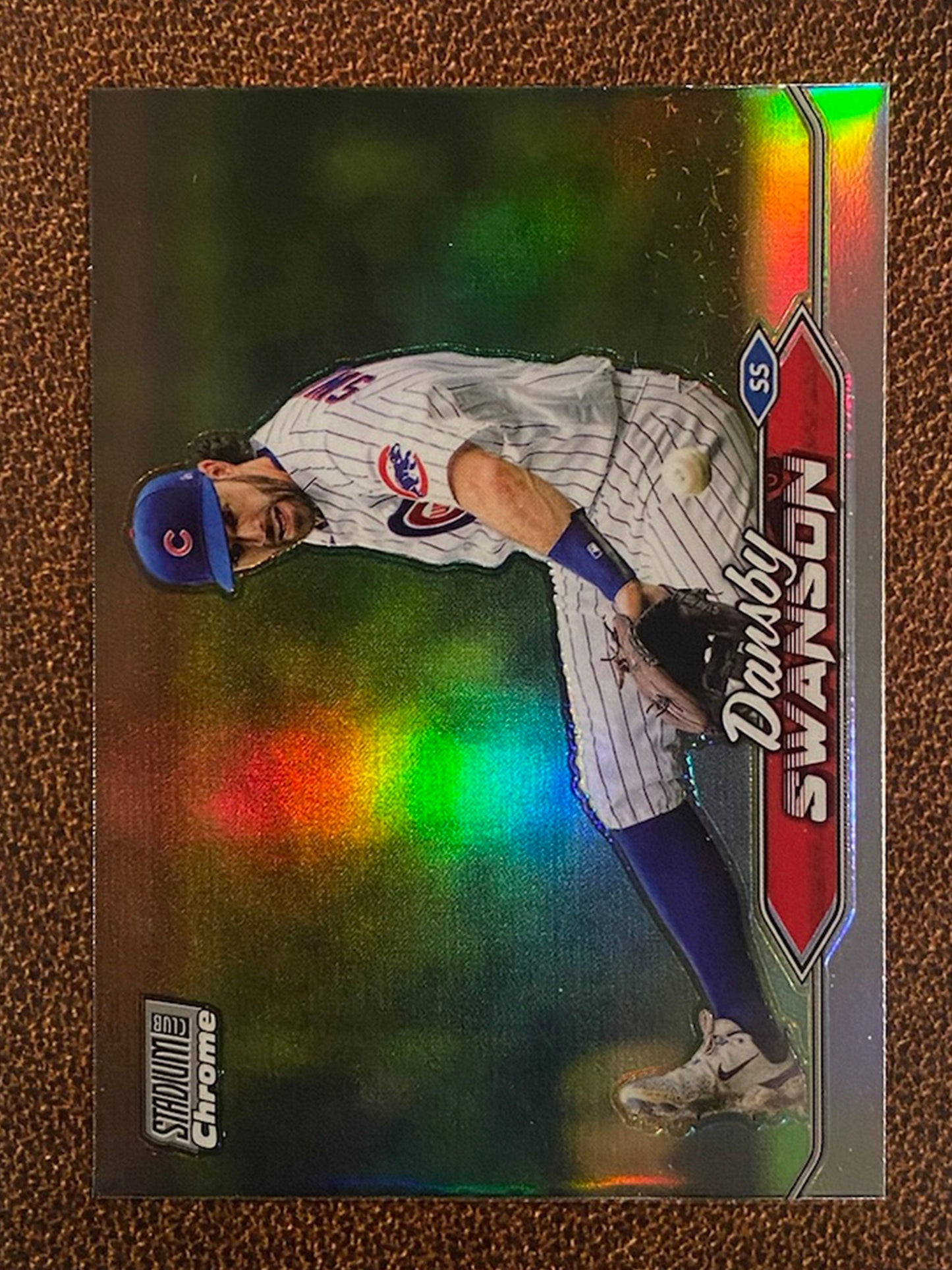 Dansby Swanson - 2024 Topps Stadium Club - Refractor - Cubs