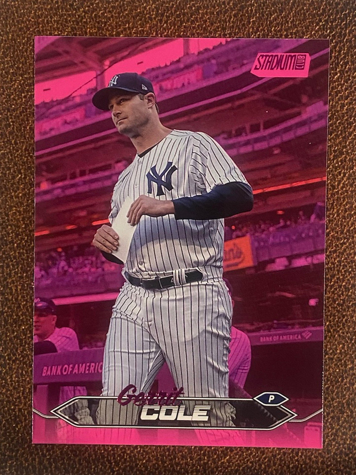 Gerrit Cole - 2024 Topps Stadium Club - Pink Foil - Yankees