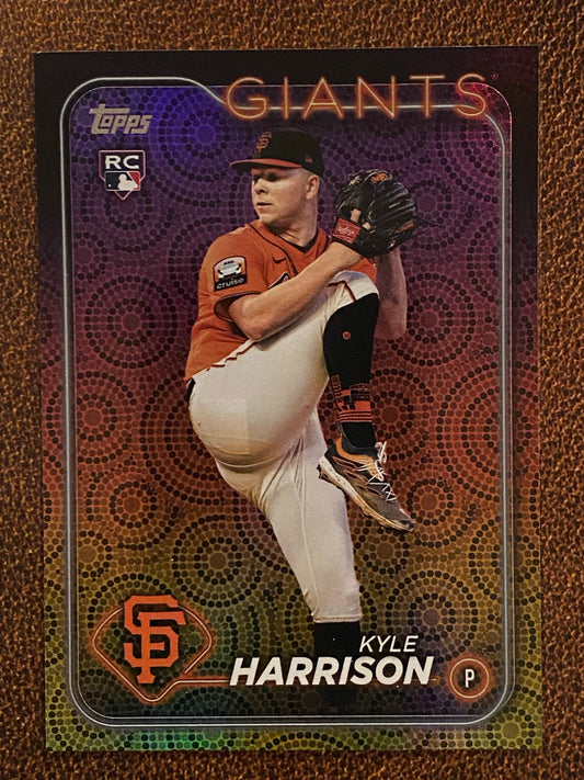 Kyle Harrison - 2024 Topps Series 2 - Holiday Parallel - Giants