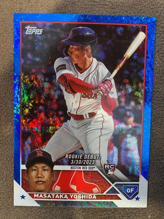 Masataka Yoshida -  2023 Topps Update - Blue /999 - Red Sox