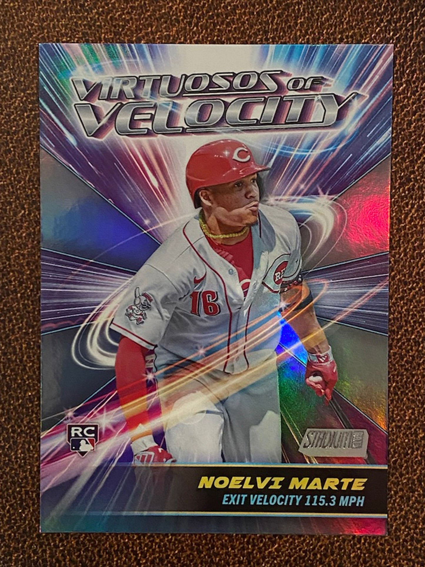Noelvi Marte - 2024 Topps Stadium Club - Virtuosos Of Velocity - Reds