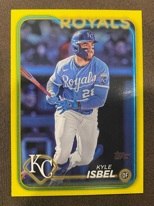 Kyle Isbel - 2024 Topps Series 2 - Yellow Parallels - Royals