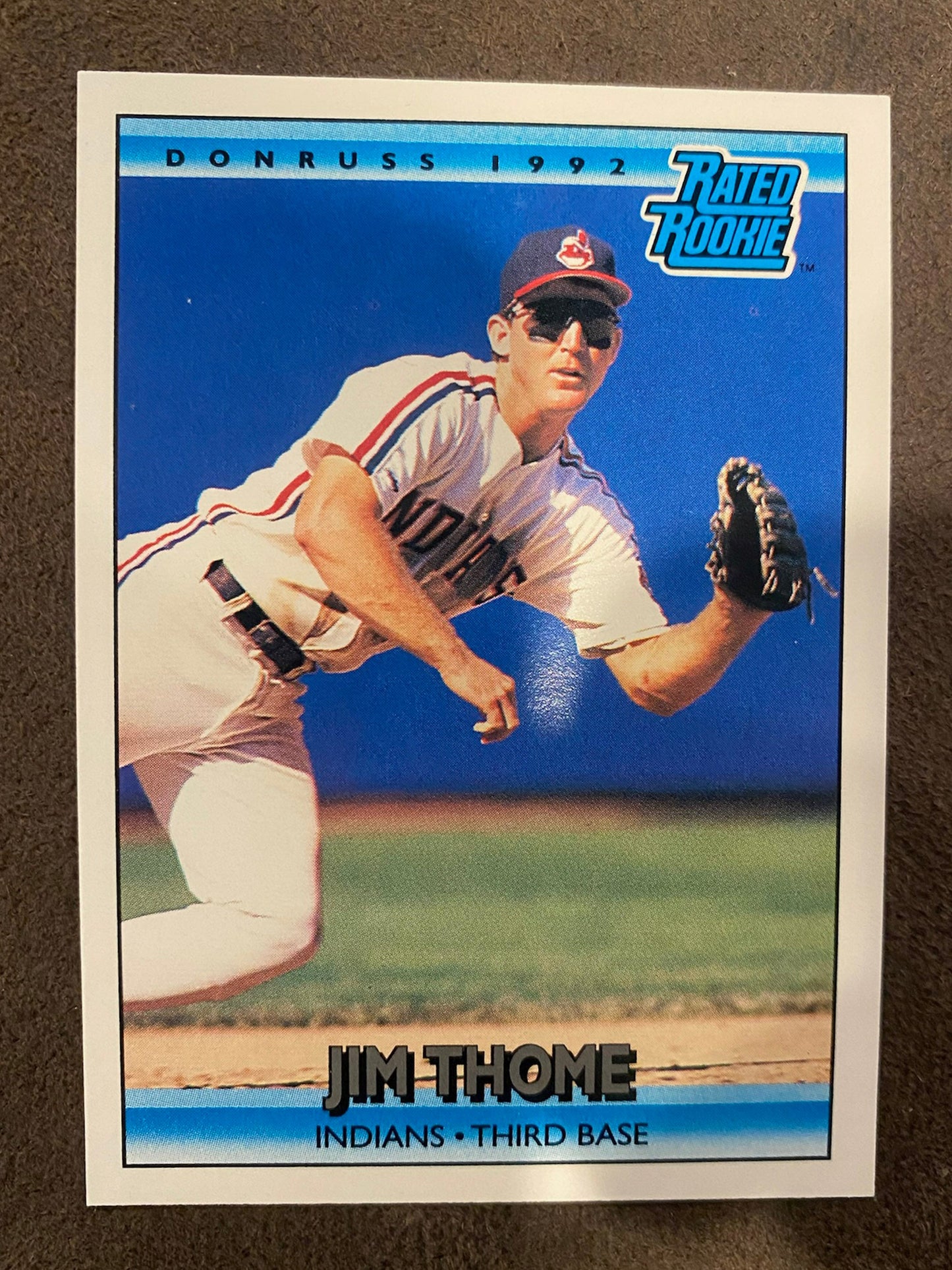 Jim Thome - 1992 Donruss - Rated Rookie - Guardians