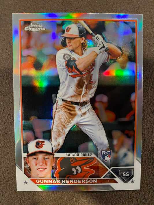 Gunnar Henderson - 2023 Topps Chrome - Refractor - Orioles