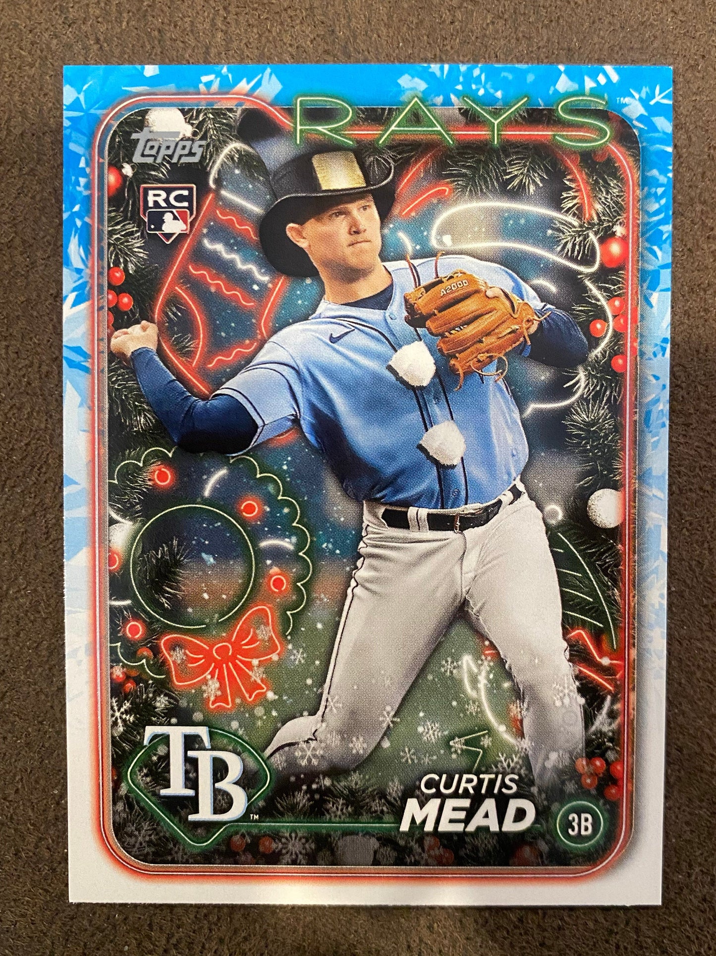 Curtis Mead - 2024 Topps Holiday - SP - Rays
