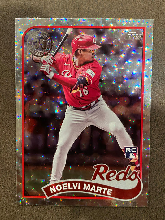 Noelvi Marte - 2024 Topps Series 2 - 1989 Silver Foilboards - Reds
