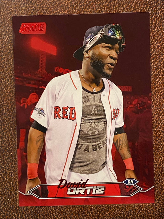 David Ortiz - 2024 Topps Stadium Club - Red Foil - Red Sox