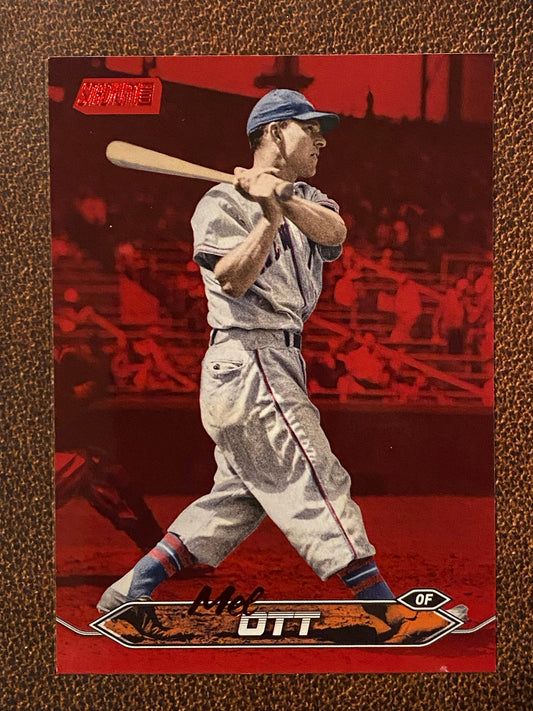 Mel Ott - 2024 Topps Stadium Club - Red Foil - Giants