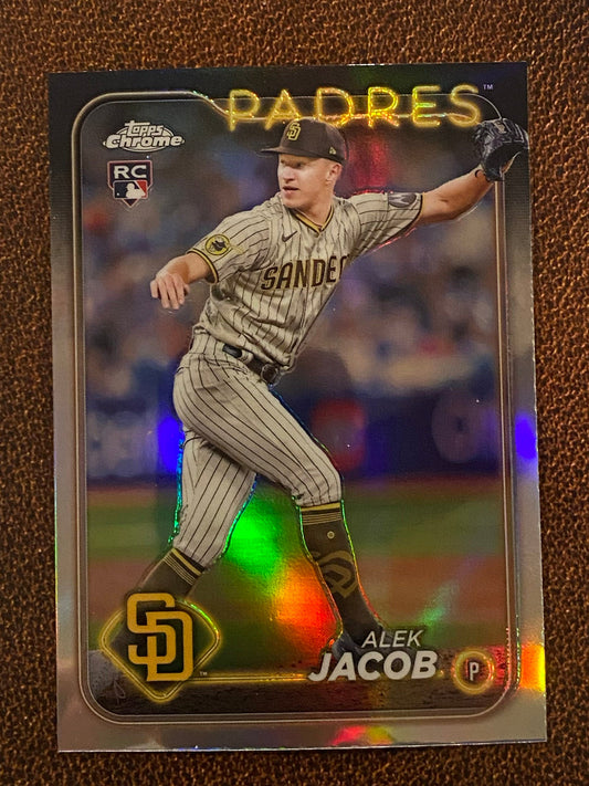 Alek Jacob - 2024 Topps Chrome Update - Refractor - Padres