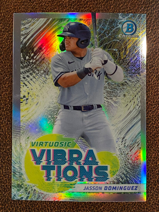 Jasson Dominguez - 2022 Bowman - Virtuosic Vibrations - Yankees