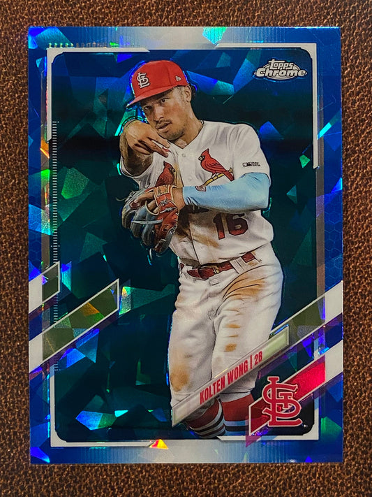 Nolten Wong - 2021 Topps Chrome Sapphire - Sapphire - Cardinals