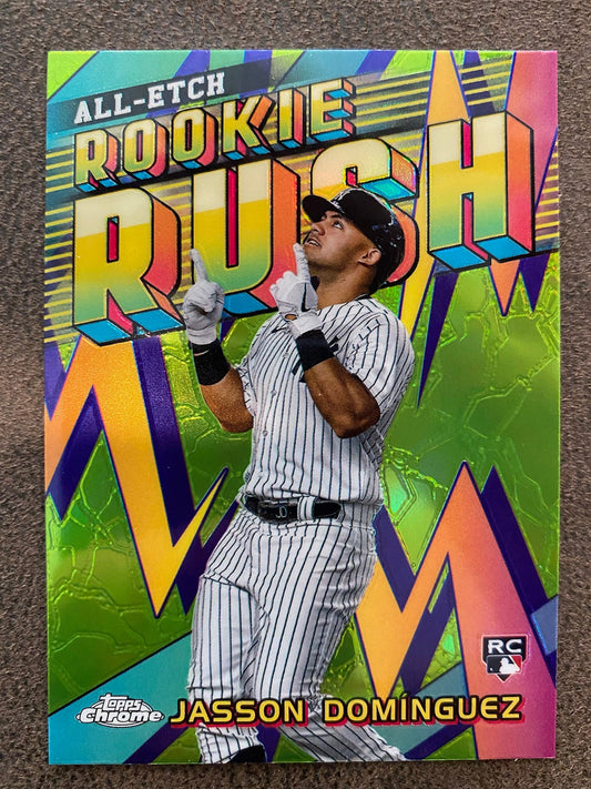 Jasson Dominguez - 2024 Topps Chrome - All Etch Rookie Rush - Yankees
