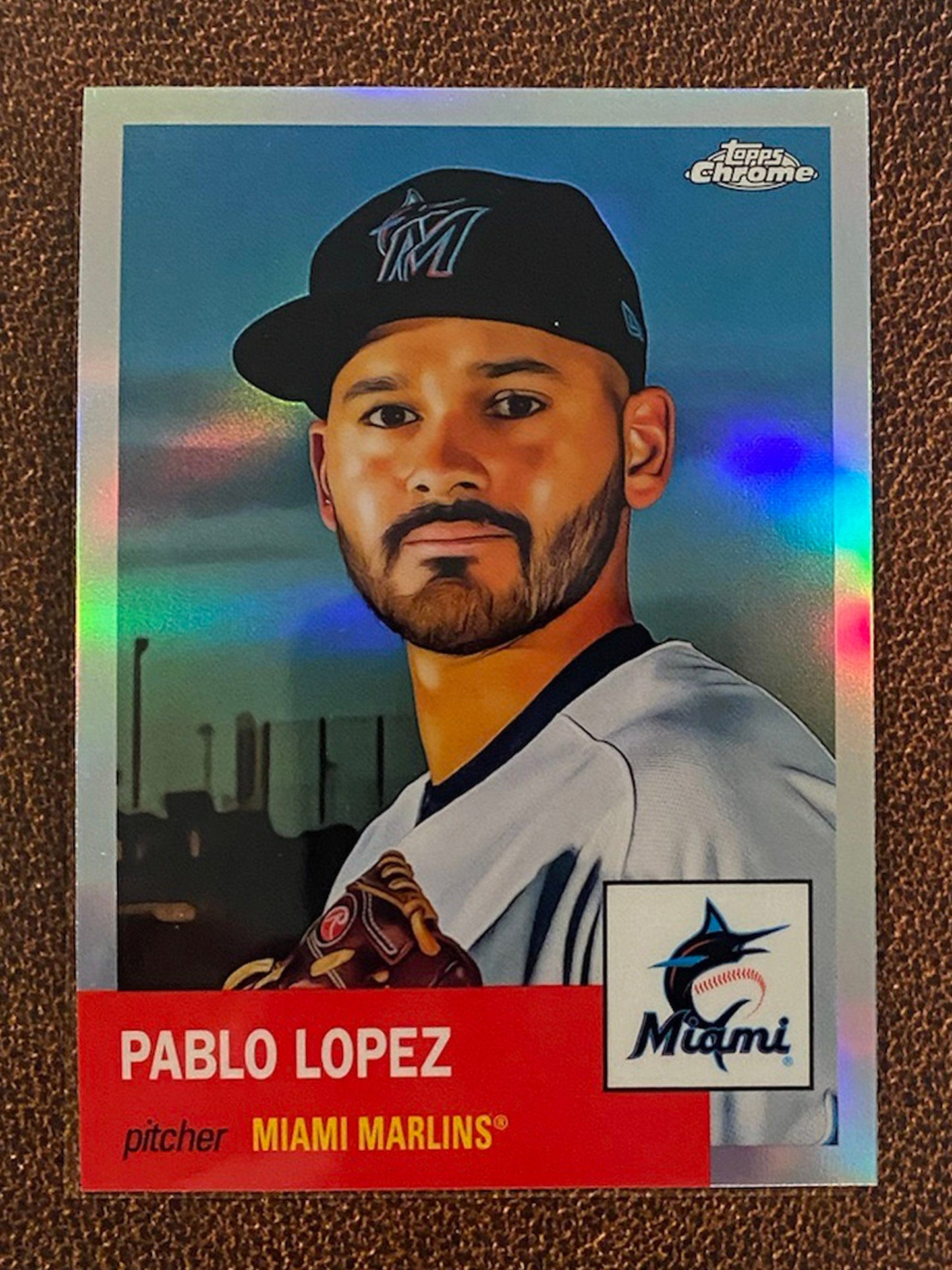 Pablo Lopez - 2022 Topps Chrome Platinum Anniversary - Refractor - Marlins