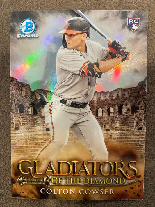 Colton Cowser - 2024 Bowman Chrome - Gladiators of the Diamond - Orioles