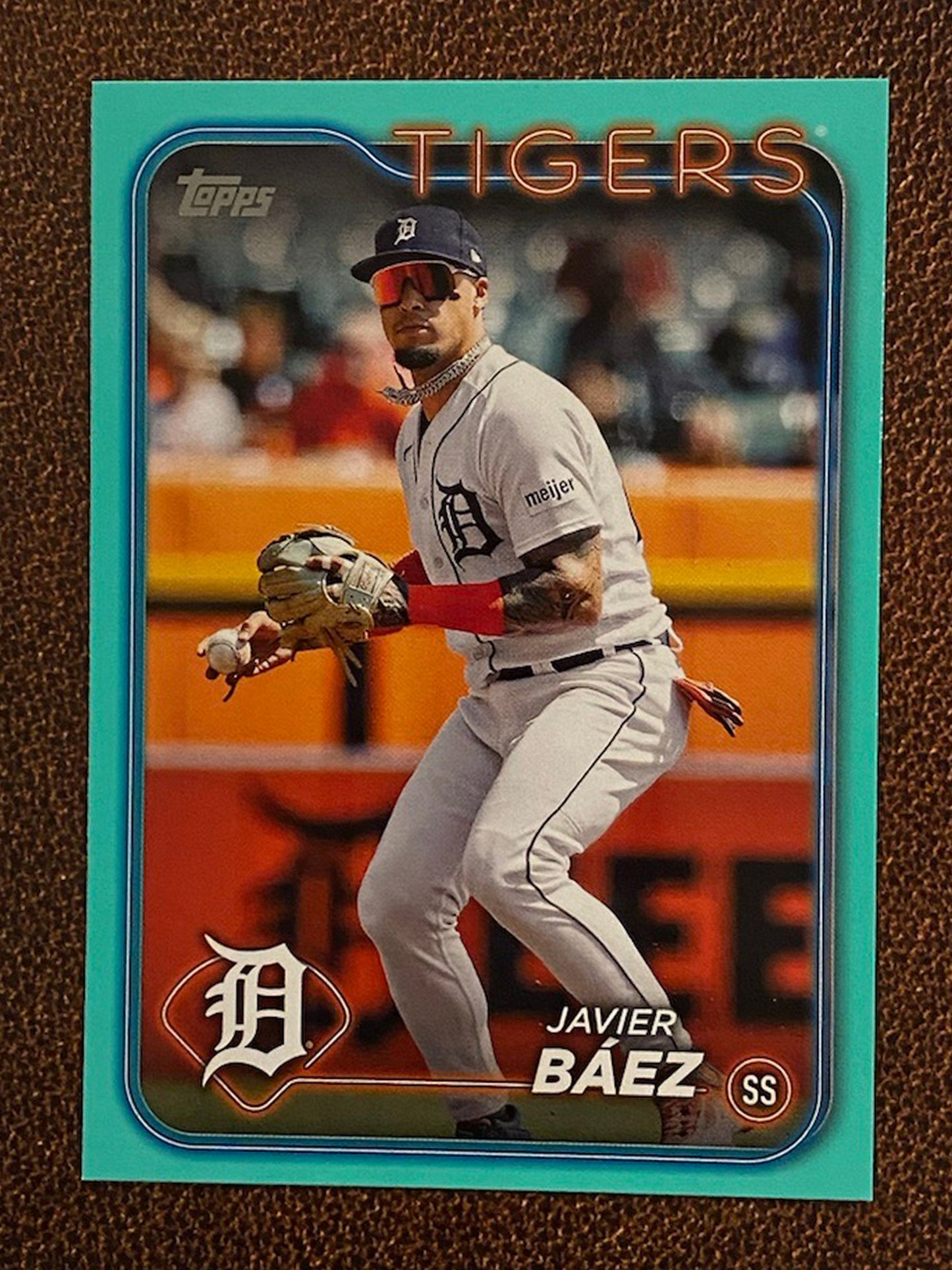 Javier Báez - 2024 Topps Series 2 - Aqua Parallel - Tigers